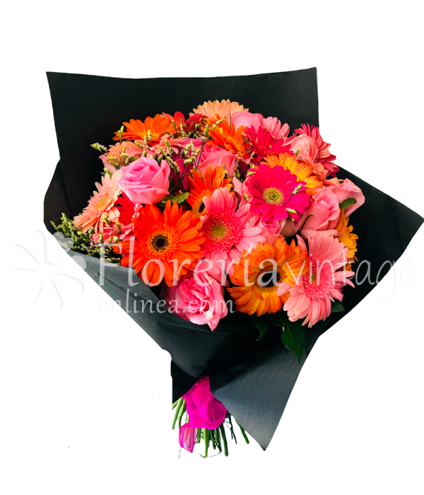 floreria-en-torreon-16G12R-BQT-gerberas-y-rosas-bouquet